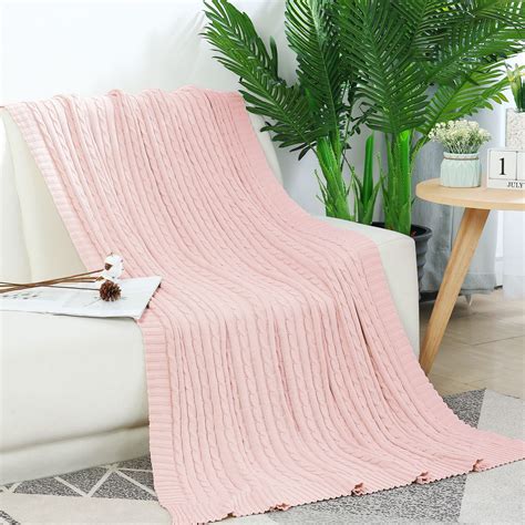 knitted pink throw blanket|very soft pink blanket throws.